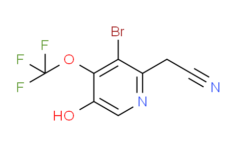 AM187985 | 1806082-75-6 | 3-Bromo-5-hydroxy-4-(trifluoromethoxy)pyridine-2-acetonitrile