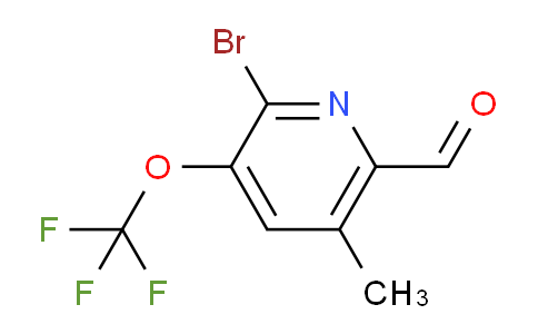 AM187986 | 1804614-77-4 | 2-Bromo-5-methyl-3-(trifluoromethoxy)pyridine-6-carboxaldehyde