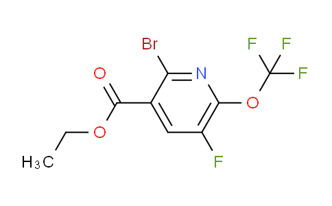 Ethyl 2-bromo-5-fluoro-6-(trifluoromethoxy)pyridine-3-carboxylate