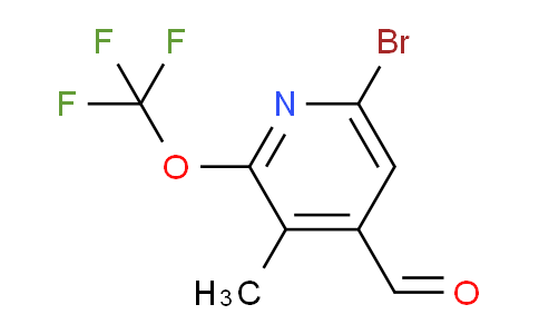 6-Bromo-3-methyl-2-(trifluoromethoxy)pyridine-4-carboxaldehyde