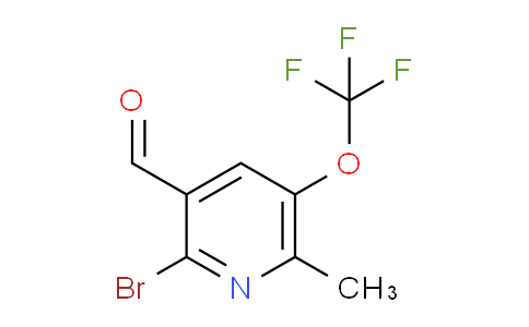 2-Bromo-6-methyl-5-(trifluoromethoxy)pyridine-3-carboxaldehyde