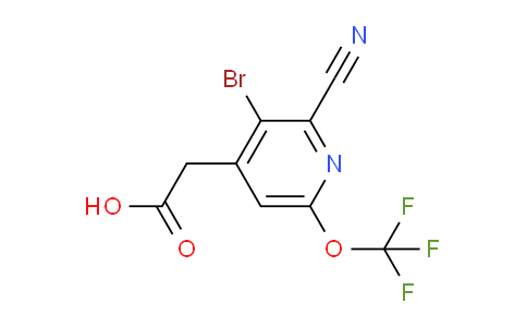 AM187996 | 1803669-34-2 | 3-Bromo-2-cyano-6-(trifluoromethoxy)pyridine-4-acetic acid
