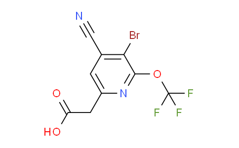 AM187998 | 1804575-02-7 | 3-Bromo-4-cyano-2-(trifluoromethoxy)pyridine-6-acetic acid
