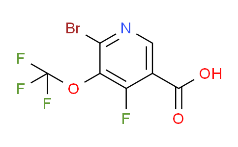 AM188004 | 1804649-74-8 | 2-Bromo-4-fluoro-3-(trifluoromethoxy)pyridine-5-carboxylic acid