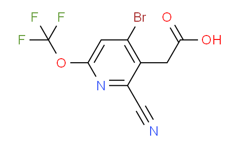 AM188007 | 1806105-53-2 | 4-Bromo-2-cyano-6-(trifluoromethoxy)pyridine-3-acetic acid