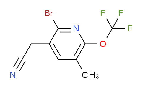AM188015 | 1803950-02-8 | 2-Bromo-5-methyl-6-(trifluoromethoxy)pyridine-3-acetonitrile