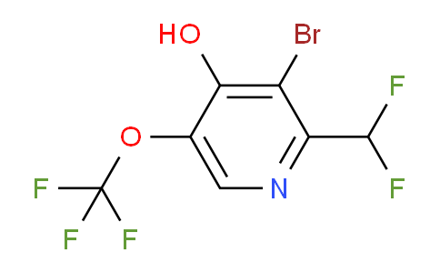 AM188016 | 1806088-81-2 | 3-Bromo-2-(difluoromethyl)-4-hydroxy-5-(trifluoromethoxy)pyridine