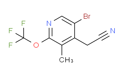 AM188034 | 1806222-69-4 | 5-Bromo-3-methyl-2-(trifluoromethoxy)pyridine-4-acetonitrile