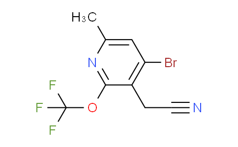 AM188036 | 1803953-95-8 | 4-Bromo-6-methyl-2-(trifluoromethoxy)pyridine-3-acetonitrile