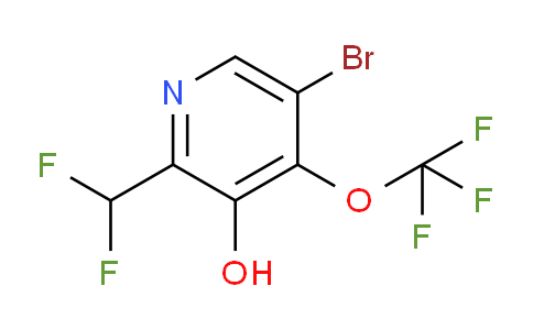 AM188037 | 1804563-16-3 | 5-Bromo-2-(difluoromethyl)-3-hydroxy-4-(trifluoromethoxy)pyridine