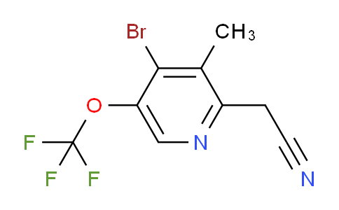 AM188038 | 1803913-62-3 | 4-Bromo-3-methyl-5-(trifluoromethoxy)pyridine-2-acetonitrile
