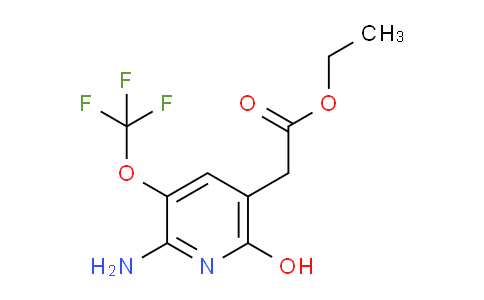 Ethyl 2-amino-6-hydroxy-3-(trifluoromethoxy)pyridine-5-acetate