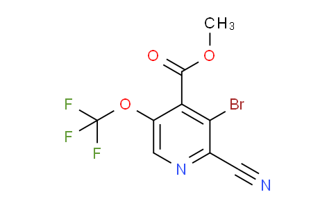 AM188041 | 1806105-09-8 | Methyl 3-bromo-2-cyano-5-(trifluoromethoxy)pyridine-4-carboxylate