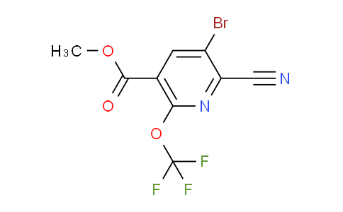 AM188043 | 1804559-24-7 | Methyl 3-bromo-2-cyano-6-(trifluoromethoxy)pyridine-5-carboxylate