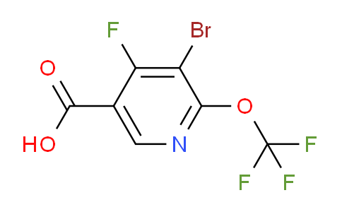 AM188047 | 1803672-65-2 | 3-Bromo-4-fluoro-2-(trifluoromethoxy)pyridine-5-carboxylic acid
