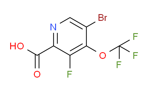 AM188054 | 1806109-13-6 | 5-Bromo-3-fluoro-4-(trifluoromethoxy)pyridine-2-carboxylic acid