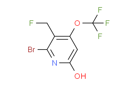 2-Bromo-3-(fluoromethyl)-6-hydroxy-4-(trifluoromethoxy)pyridine