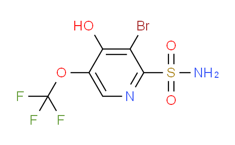3-Bromo-4-hydroxy-5-(trifluoromethoxy)pyridine-2-sulfonamide
