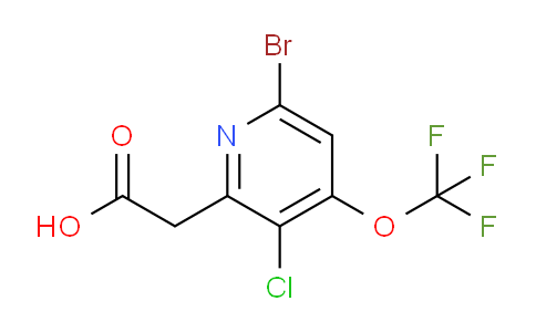 6-Bromo-3-chloro-4-(trifluoromethoxy)pyridine-2-acetic acid