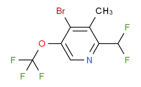 AM188083 | 1804580-46-8 | 4-Bromo-2-(difluoromethyl)-3-methyl-5-(trifluoromethoxy)pyridine