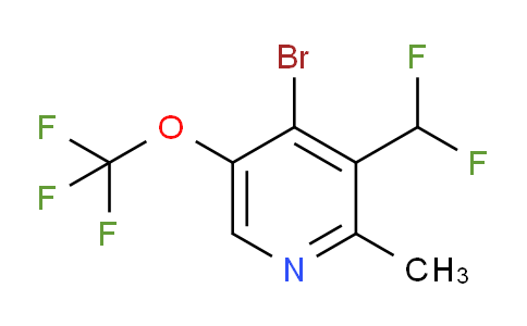 AM188085 | 1803912-74-4 | 4-Bromo-3-(difluoromethyl)-2-methyl-5-(trifluoromethoxy)pyridine