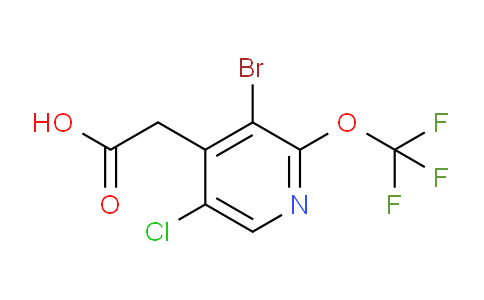 AM188096 | 1803660-25-4 | 3-Bromo-5-chloro-2-(trifluoromethoxy)pyridine-4-acetic acid