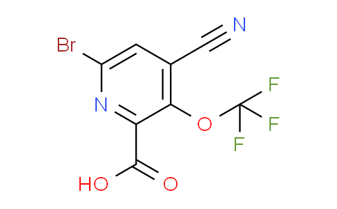 AM188105 | 1806104-84-6 | 6-Bromo-4-cyano-3-(trifluoromethoxy)pyridine-2-carboxylic acid