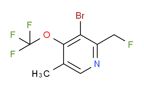 AM188116 | 1804579-59-6 | 3-Bromo-2-(fluoromethyl)-5-methyl-4-(trifluoromethoxy)pyridine