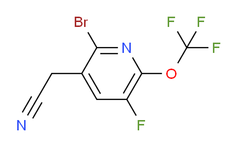 AM188117 | 1804382-84-0 | 2-Bromo-5-fluoro-6-(trifluoromethoxy)pyridine-3-acetonitrile