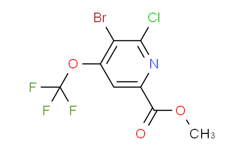 AM188123 | 1804591-74-9 | Methyl 3-bromo-2-chloro-4-(trifluoromethoxy)pyridine-6-carboxylate