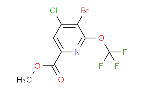 AM188124 | 1803616-88-7 | Methyl 3-bromo-4-chloro-2-(trifluoromethoxy)pyridine-6-carboxylate