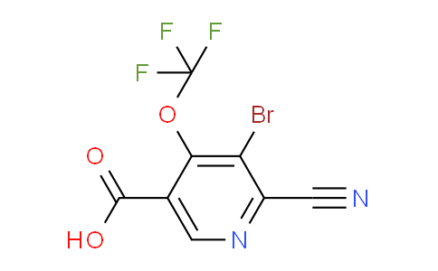 AM188125 | 1803661-21-3 | 3-Bromo-2-cyano-4-(trifluoromethoxy)pyridine-5-carboxylic acid