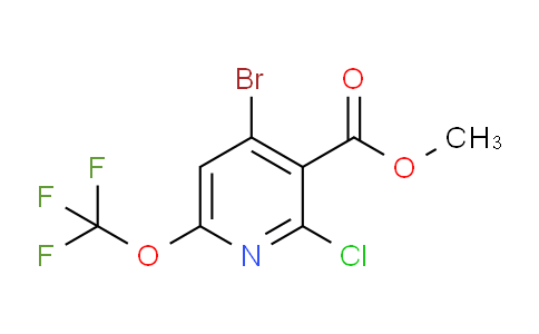 Methyl 4-bromo-2-chloro-6-(trifluoromethoxy)pyridine-3-carboxylate