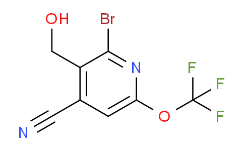 2-Bromo-4-cyano-6-(trifluoromethoxy)pyridine-3-methanol