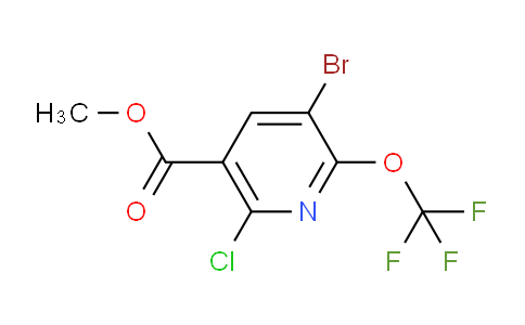 Methyl 3-bromo-6-chloro-2-(trifluoromethoxy)pyridine-5-carboxylate