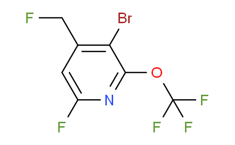 3-Bromo-6-fluoro-4-(fluoromethyl)-2-(trifluoromethoxy)pyridine