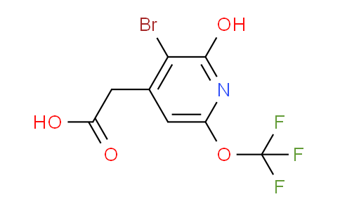 AM188164 | 1804629-96-6 | 3-Bromo-2-hydroxy-6-(trifluoromethoxy)pyridine-4-acetic acid