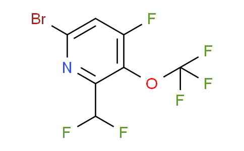 AM188177 | 1803967-88-5 | 6-Bromo-2-(difluoromethyl)-4-fluoro-3-(trifluoromethoxy)pyridine