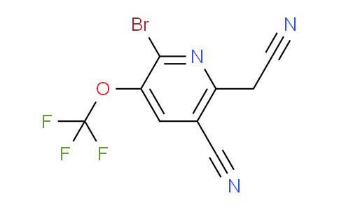 AM188179 | 1803525-26-9 | 2-Bromo-5-cyano-3-(trifluoromethoxy)pyridine-6-acetonitrile