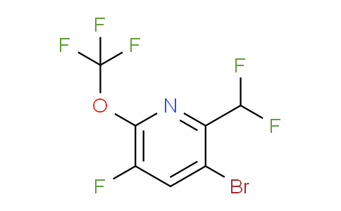 AM188180 | 1806078-77-2 | 3-Bromo-2-(difluoromethyl)-5-fluoro-6-(trifluoromethoxy)pyridine