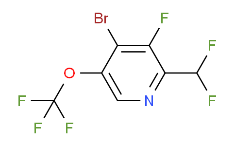 AM188191 | 1806078-97-6 | 4-Bromo-2-(difluoromethyl)-3-fluoro-5-(trifluoromethoxy)pyridine