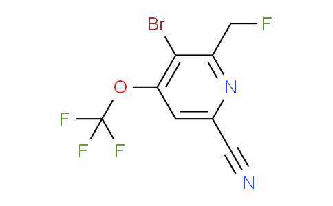 AM188199 | 1803659-37-1 | 3-Bromo-6-cyano-2-(fluoromethyl)-4-(trifluoromethoxy)pyridine