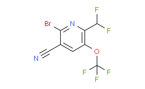 AM188208 | 1804555-17-6 | 2-Bromo-3-cyano-6-(difluoromethyl)-5-(trifluoromethoxy)pyridine