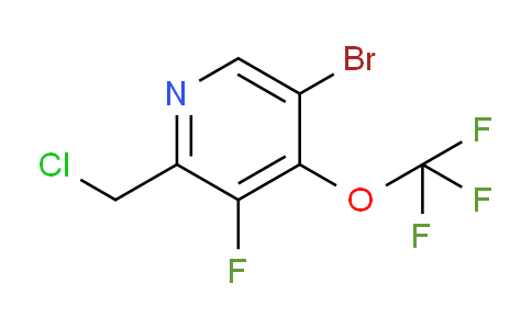 5-Bromo-2-(chloromethyl)-3-fluoro-4-(trifluoromethoxy)pyridine