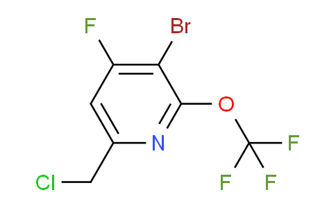 3-Bromo-6-(chloromethyl)-4-fluoro-2-(trifluoromethoxy)pyridine