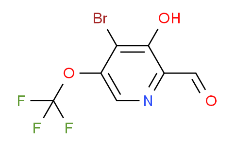 4-Bromo-3-hydroxy-5-(trifluoromethoxy)pyridine-2-carboxaldehyde