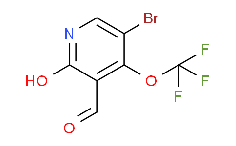 5-Bromo-2-hydroxy-4-(trifluoromethoxy)pyridine-3-carboxaldehyde