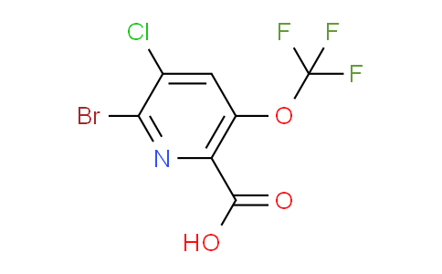 AM188242 | 1806014-95-8 | 2-Bromo-3-chloro-5-(trifluoromethoxy)pyridine-6-carboxylic acid