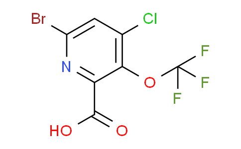 6-Bromo-4-chloro-3-(trifluoromethoxy)pyridine-2-carboxylic acid