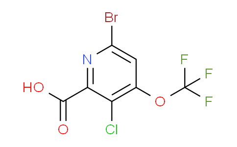 6-Bromo-3-chloro-4-(trifluoromethoxy)pyridine-2-carboxylic acid